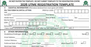 2026 JAMB Registration
