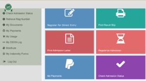 ADMISSION STATUS
