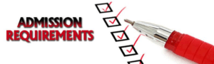 Admission requirements