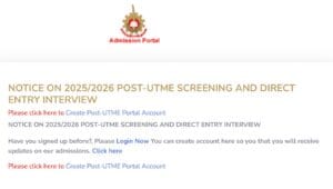 LAUTECH POST UTME 2025
