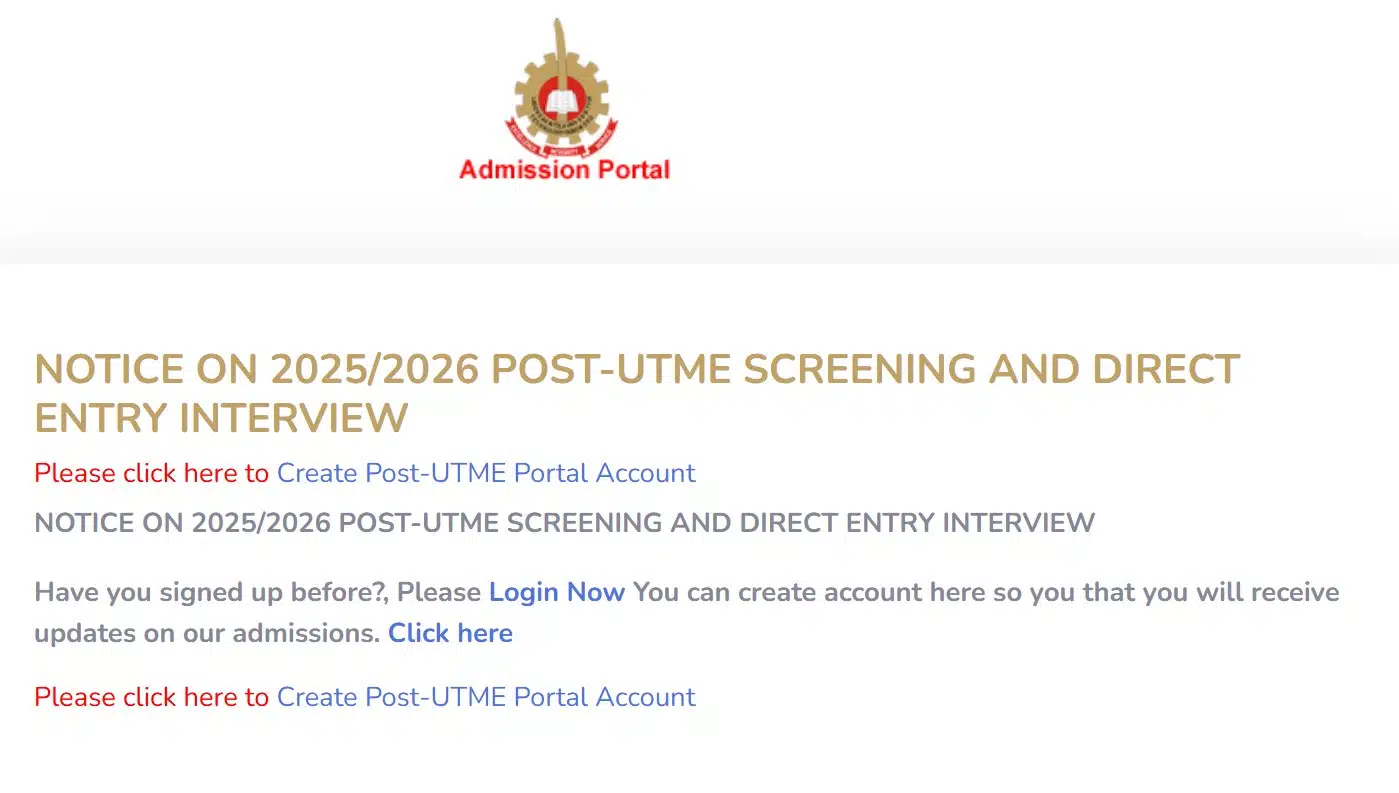 LAUTECH POST UTME 2025