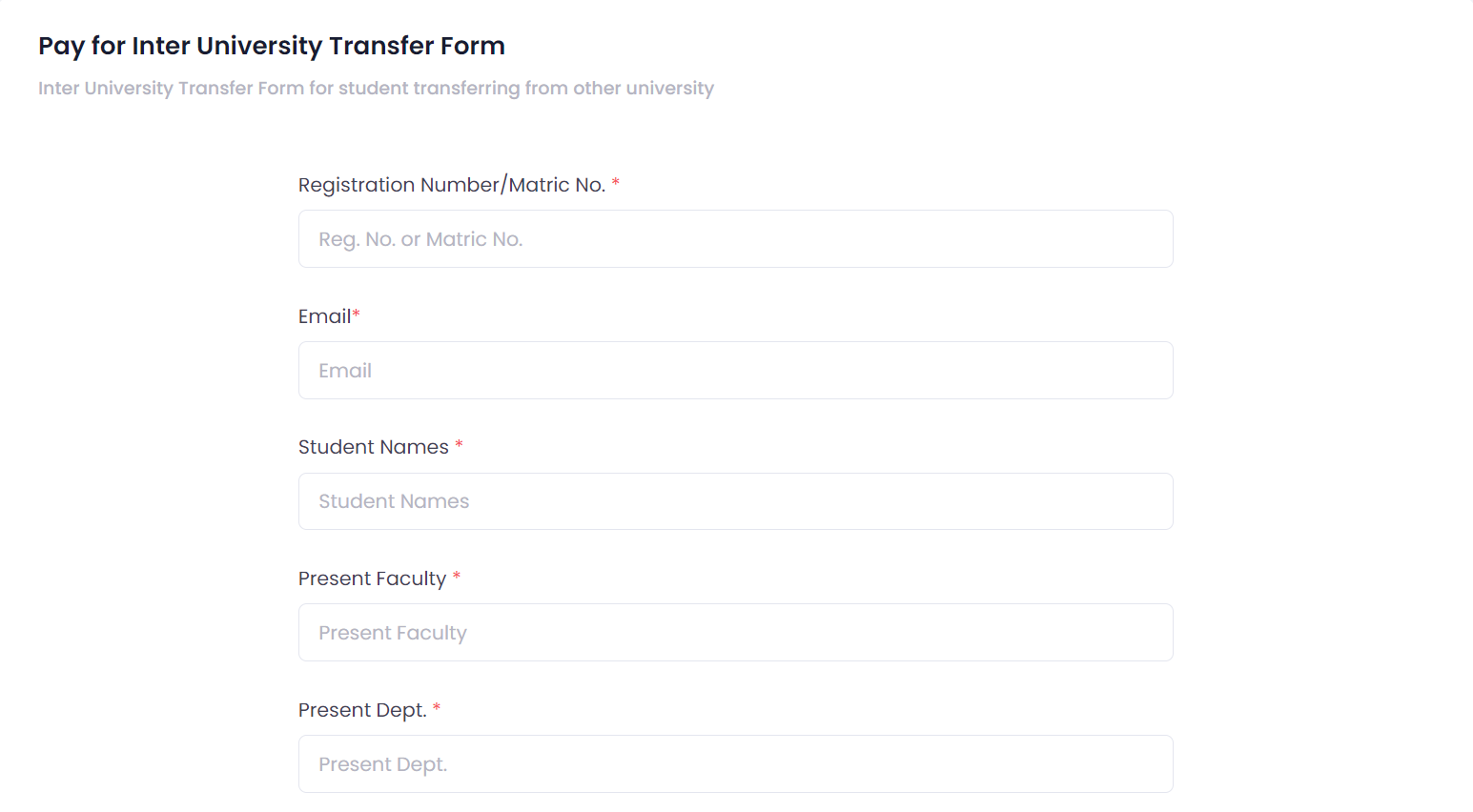 Full list of schools that accept inter university transfer in Nigeria 2026/2027&nbsp; and the approved federal, state and private universities you can change to.